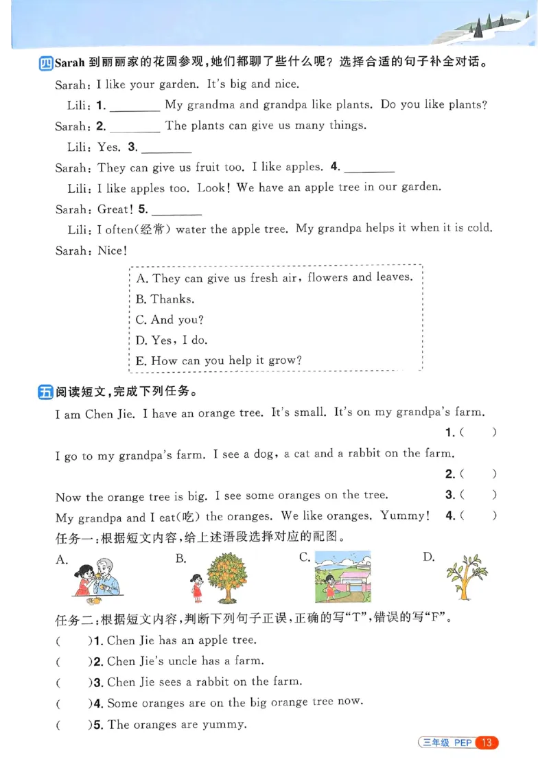 25春阳光同学寒假衔接人教英语3_三年级上下册资料_53黄冈多个品牌系列资料_英语
