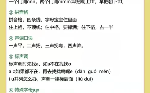 幼小衔接拼音专项汇总_拼音专项