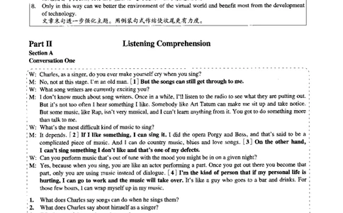 2015.12英语六级考试第1套解析_大学英语四级+六级_六级真题_六级真题_1990年-2018年真题资料合集_2015年12月CET6题+解+音频_03、答案解析