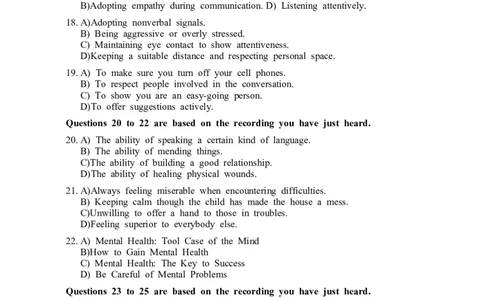 2015年12月六级真题（第2套）_大学英语四级+六级_六级真题_六级真题_1990年-2018年真题资料合集_2015年12月CET6题+解+音频_02、真题Word版