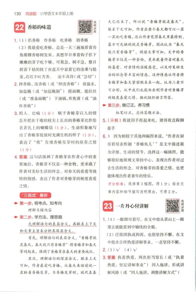 25秋《一本阅读题》6上语文_25秋《一本阅读题》语文