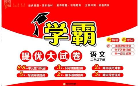25春学霸提优大试卷人教语文2下_二年级上下册资料_53黄冈多个品牌系列资料_语文