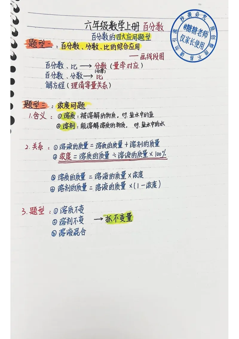 六年级手写笔记一_小学全网线上同款资料_11号_6年级_六年级手写笔记&darr;&darr;&darr;&darr;
