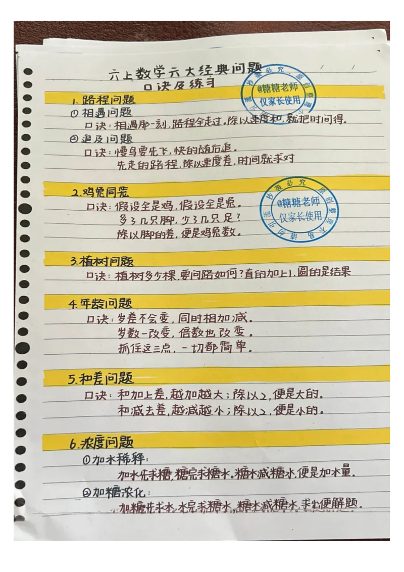 六年级手写笔记一_小学全网线上同款资料_11号_6年级_六年级手写笔记&darr;&darr;&darr;&darr;