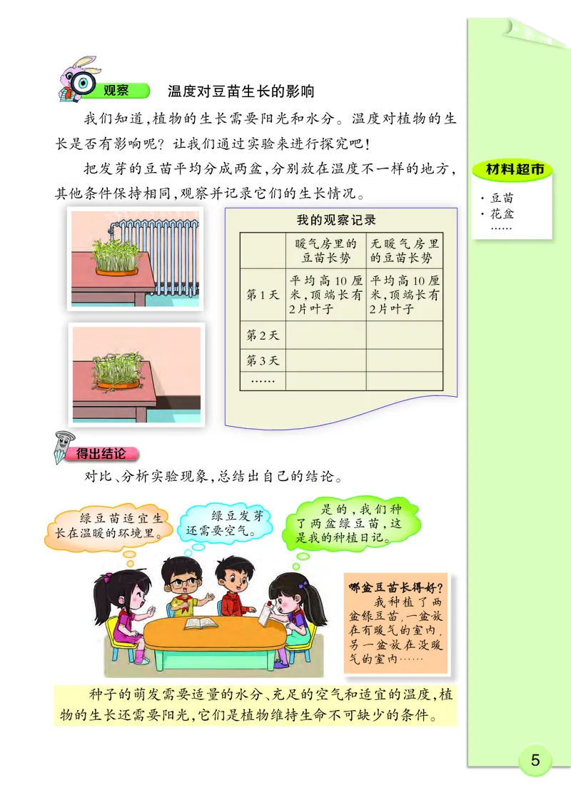 大象版4年级科学下册高清教材_全部版本&bull;小学科学电子课本_大象版小学科学电子课本