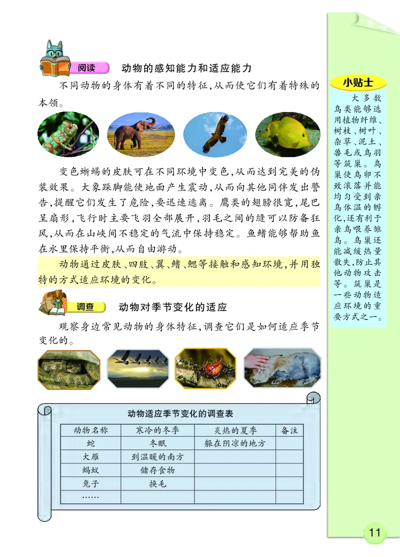 大象版4年级科学下册高清教材_全部版本&bull;小学科学电子课本_大象版小学科学电子课本