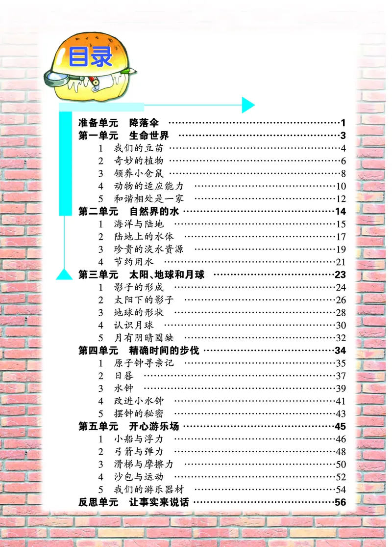 大象版4年级科学下册高清教材_全部版本&bull;小学科学电子课本_大象版小学科学电子课本
