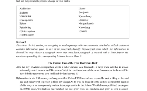 2024年6月第1套英语六级真题推荐使用PDF版_大学英语四级+六级_四级真题_专项_四级长篇阅读_2024年06月CET6_202406六级第一套