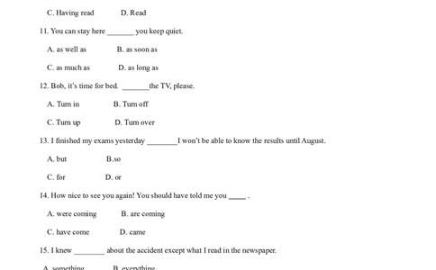 2011年全国普通高等学校体育单招真题英语试卷（原卷）_006体育资料_英语2011-2025年真题+59套模拟卷_2011-2025年全国体育单招真题（英语）