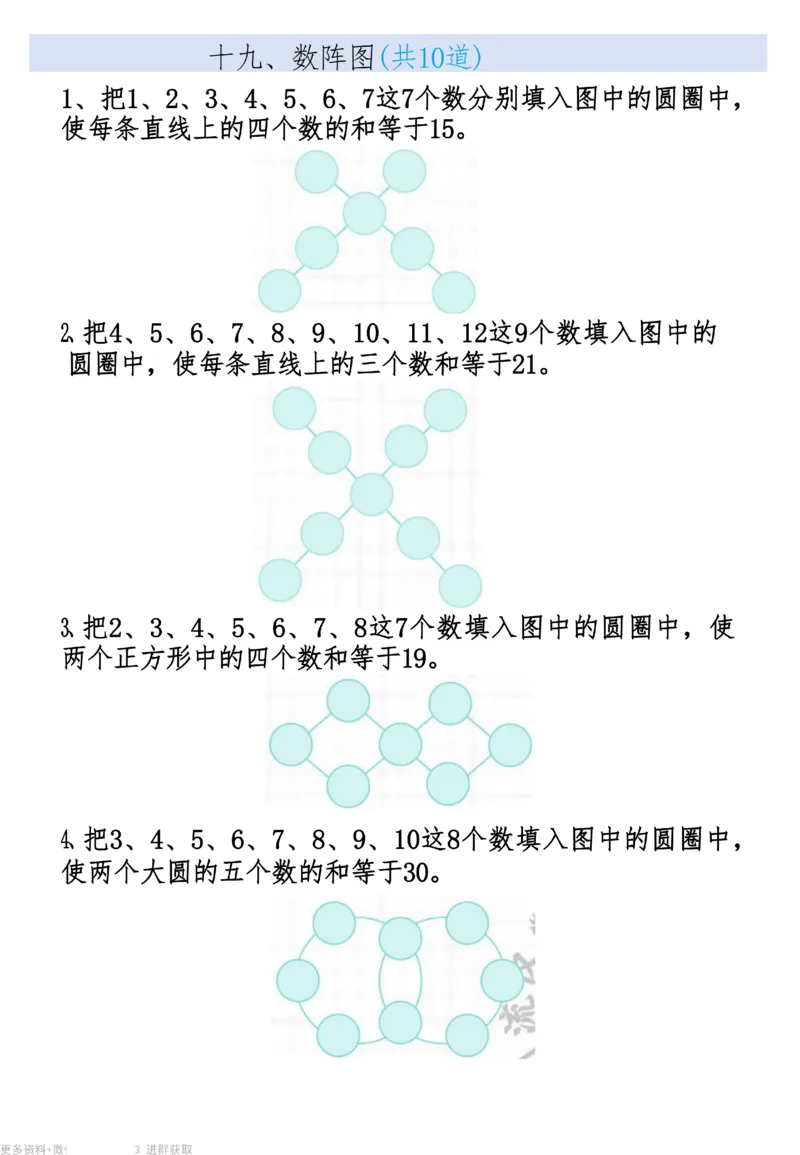 二上数学19大思维应用题_二上数学25秋