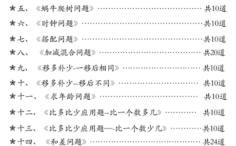 二上数学19大思维应用题_二上数学25秋