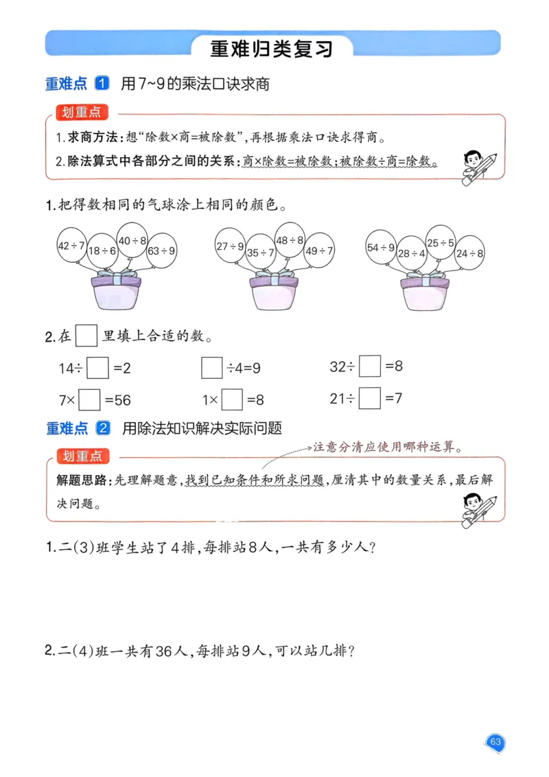 25春一本预习笔记2下数学_二年级上下册资料_53黄冈多个品牌系列资料_数学