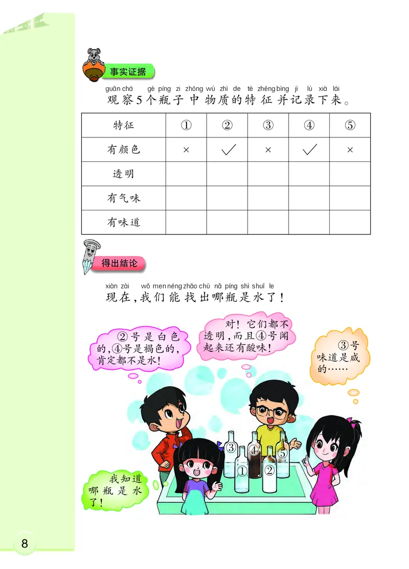 大象版1年级科学下册高清教材_全部版本&bull;小学科学电子课本_大象版小学科学电子课本