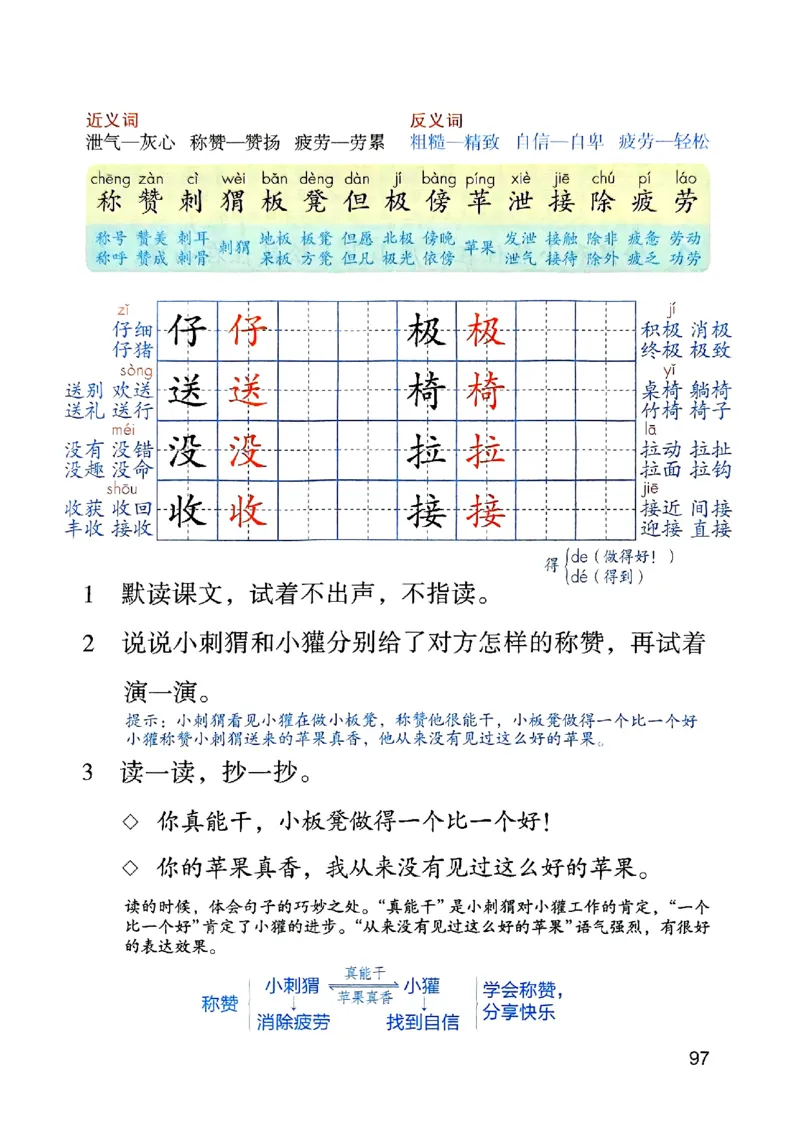 25秋二上语文新版课堂笔记128页_2025秋《课堂笔记预习课》语文1-6