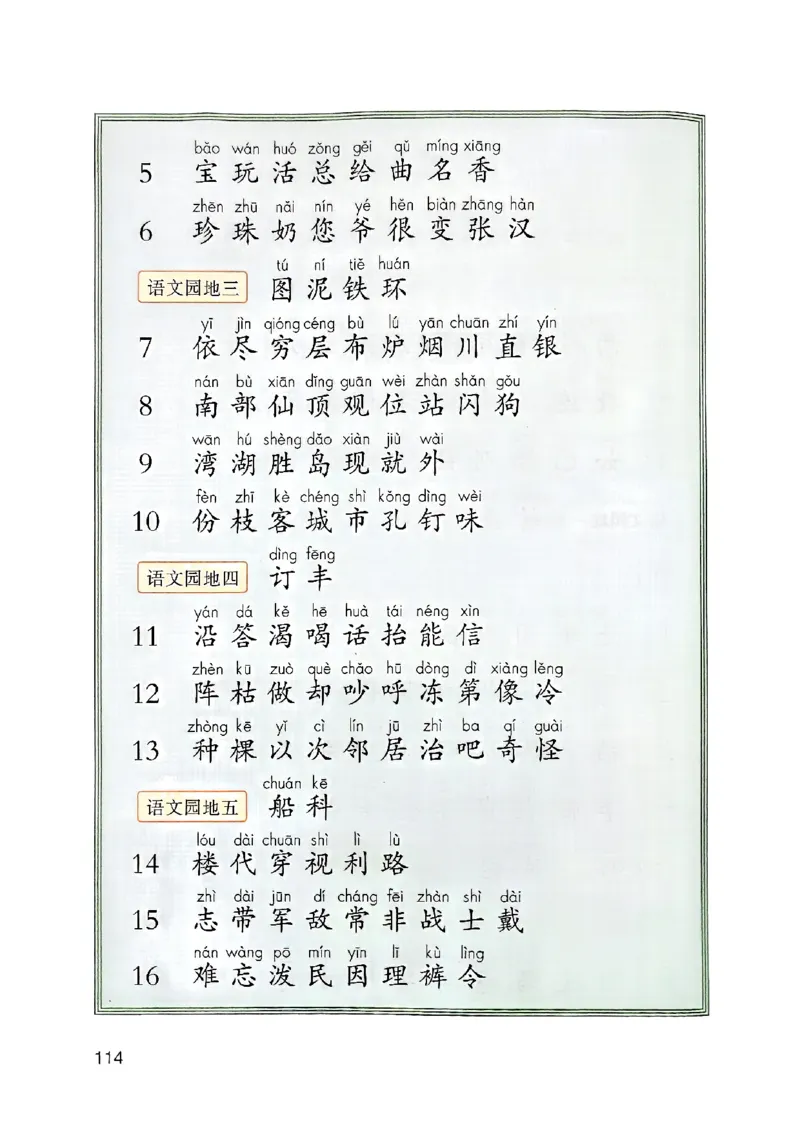 25秋二上语文新版课堂笔记128页_2025秋《课堂笔记预习课》语文1-6
