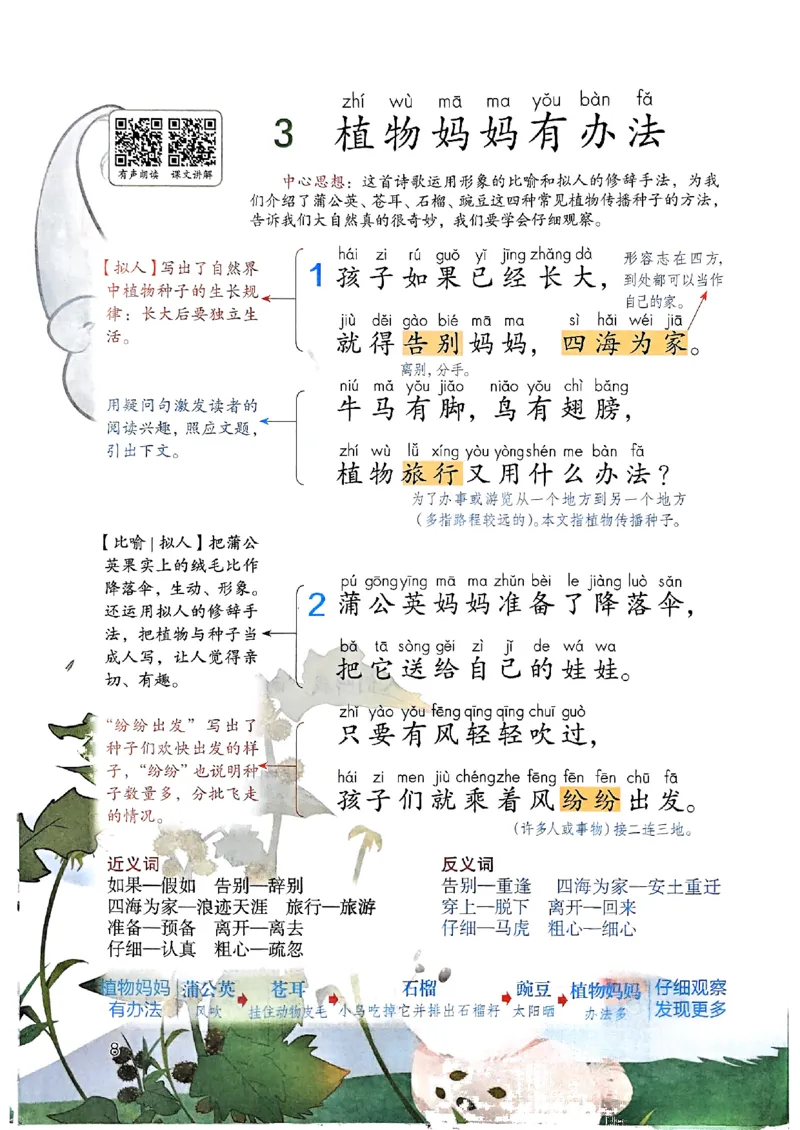 25秋二上语文新版课堂笔记128页_2025秋《课堂笔记预习课》语文1-6