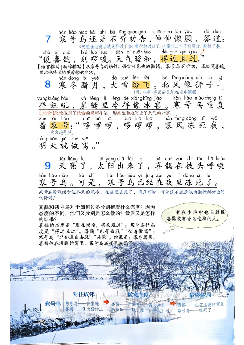 25秋二上语文新版课堂笔记128页_2025秋《课堂笔记预习课》语文1-6