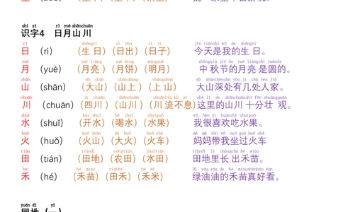 24秋-每日晨读彩色阅读本一上语文_一年级上下册资料_一年级上册小红书同款资料_一年级上册资料