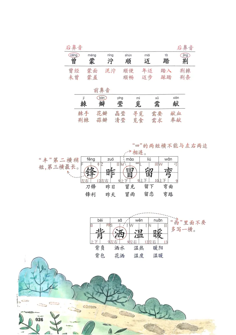 25春一本预习笔记2下语文_二年级上下册资料_53黄冈多个品牌系列资料_语文