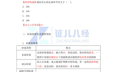 15-主要建筑工程材料（砌体）_2026年一级建造师_2026年一建建筑_2025年一建建筑SVIP_02-基础精讲✿高端面授✿深度强化_29-建筑《基础精学课》王玮ZBJ推荐_讲义