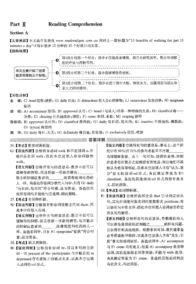 2023.06英语四级选词填空解析第3套_大学英语四级+六级_四级真题_专项_四级选词填空_四级选词填空解析