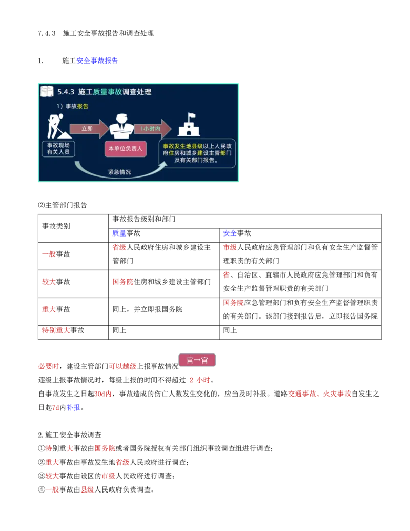 75-第7章-7.4.3-施工安全事故报告和调查处理_2026年一级建造师_2026年一建管理_2025年一建管理SVIP_02-基础精讲✿高端面授✿深度强化_10-管理《天一精讲班》金月、王少杰KL推荐