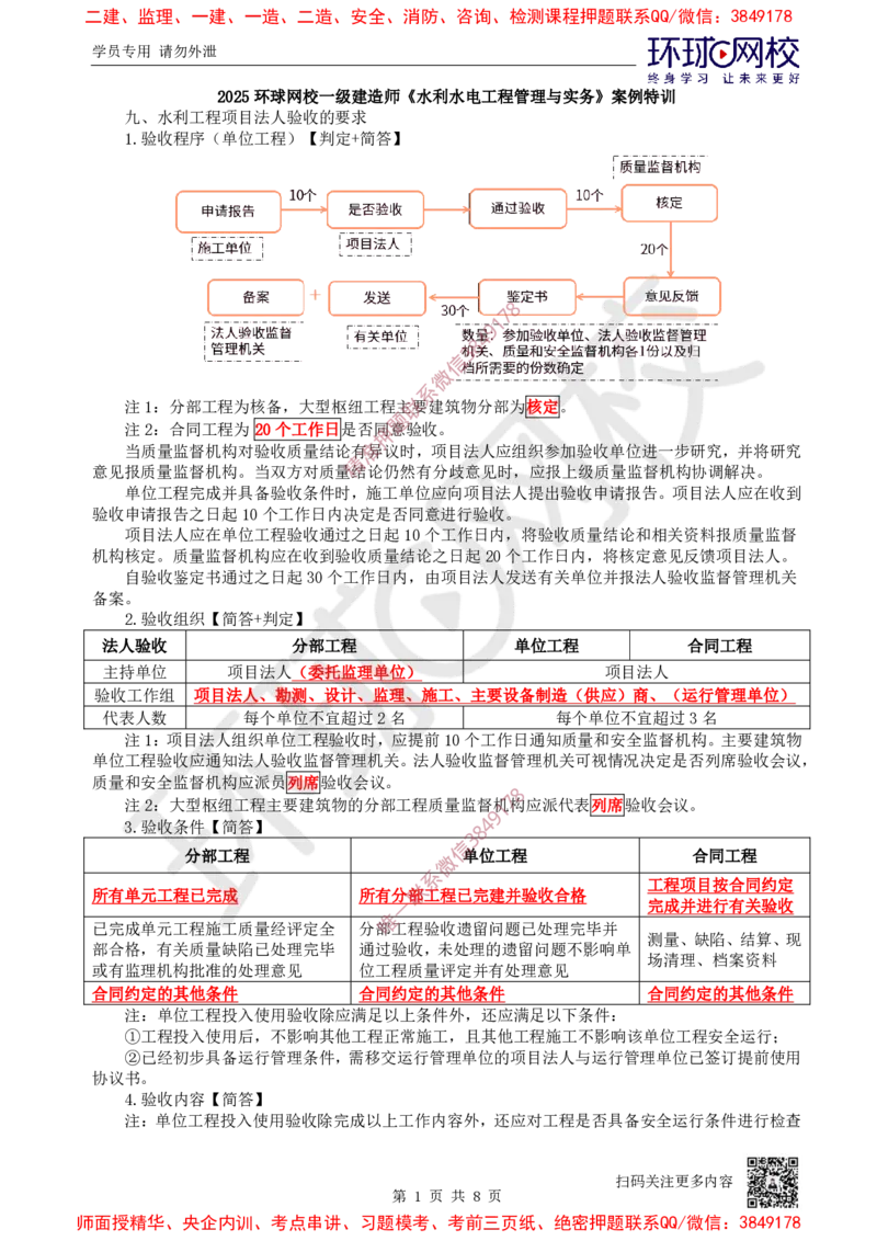 19.2025一建水利案例特训-第19讲-质量评定与工程验收2_2026年一级建造师_2026年一建水利_2025年一建水利SVIP_04-冲刺串讲✿考点强化✿小灶集训_07-水利《案例特训班》赵珊珊HQ