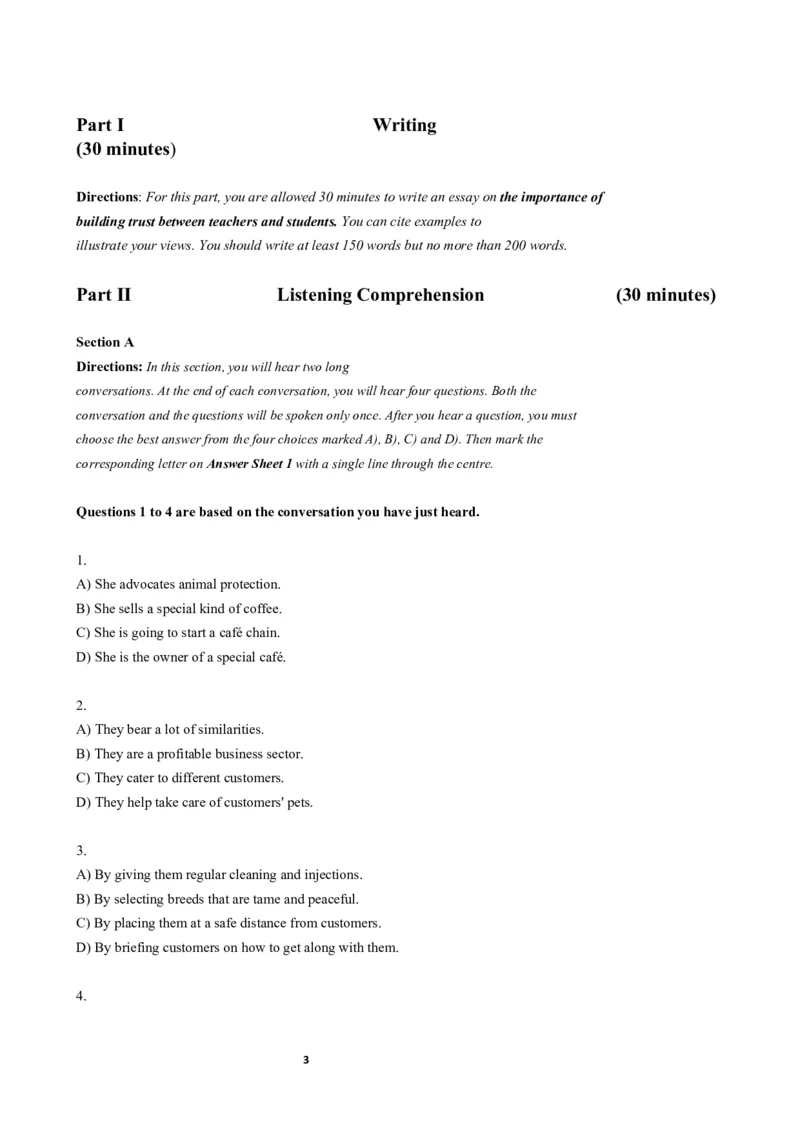 2018年06月六级真题（第2套）_大学英语四级+六级_六级真题_六级真题_1990年-2018年真题资料合集_2018年06月CET6题+解+音频_02、真题Word版