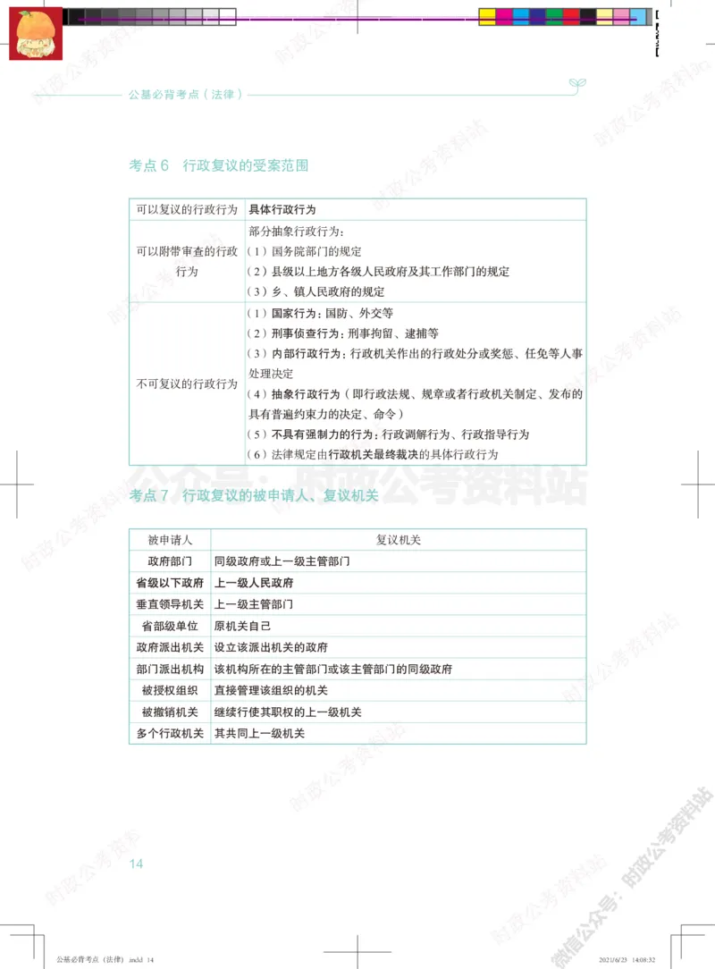 公基必背考点（法律）_军队文职(1)_03.军队文职公共课-必备知识+笔记点+讲义