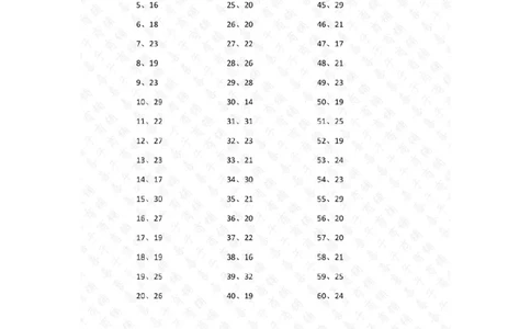 30以内加法第61-80篇答案_小学数学口算竖式脱式计算应用题一二三四五六年级上下册电_小学数学口算题库电子版（1-6）_小学数学口算一年级_口算题适合1年级(含答案）