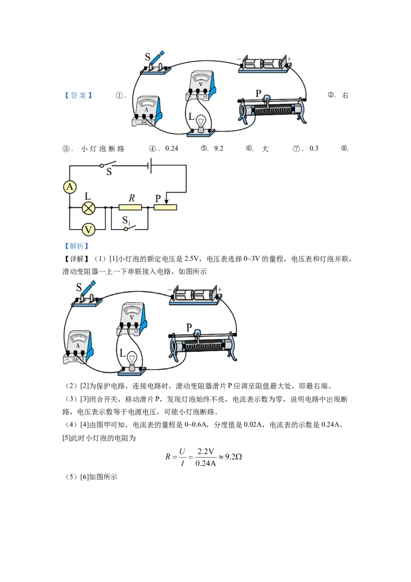 2022年福建省中考物理真题（解析卷）_福建中考1_4.福建中考物理（2017-2025）