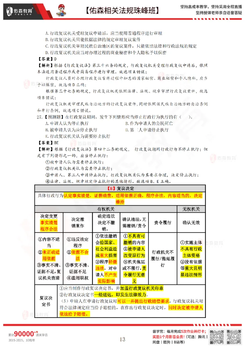 8月1日佑森相关法规珠峰班VIP作业答案_2026年一建法规_2025年一建法规SVIP_02-基础精讲✿高端面授✿深度强化_35-法规《珠峰直播班》叶翼虎YS