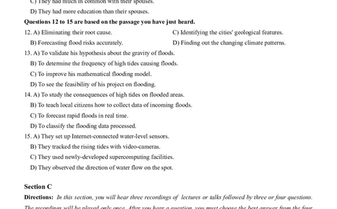 2023.12六级真题第2套_大学英语四级+六级_六级真题_六级真题_2023年12月CET6题+解+音频新_02、真题word版