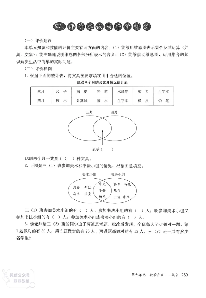 人教版教师教学用书数学三年级上册_《教师教学用书（教参）》25秋数学1-6年级上册（人教版）