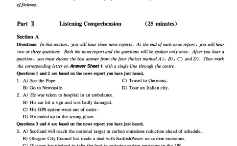 2021.06四级真题第2套_大学英语四级+六级_四级真题_四级真题_2021年06月CET4题+解+音频_01、真题PDF版（推荐打印）❤