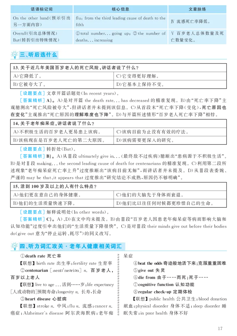 2016年12月六级（第2套）答案及解析_大学英语四级+六级_六级真题_六级真题_1990年-2018年真题资料合集_2016年12月CET6题+解+音频_03、答案解析