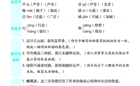 24春典中点三年级语文下（R版）课堂重点笔记_Password_Removed_三年级上下册资料_小学三年级学习资料-25年更新版_3-02、小学三年级语文下册_3-2-1、学习资料、复习、知识点、归纳汇总