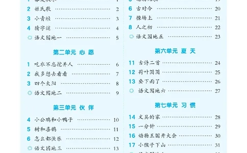 2024春典中点人教语文课前八分钟一下_一年级上下册资料_小学一年级学习资料-25年更新版_1-02、小学一年级语文下册_3-6-2-2、练习题、作业、专项、试卷_部编（人教）版_课时练