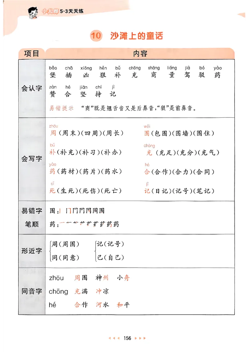 2下语文五三课堂笔记_二年级上下册资料_53黄冈多个品牌系列资料_语文