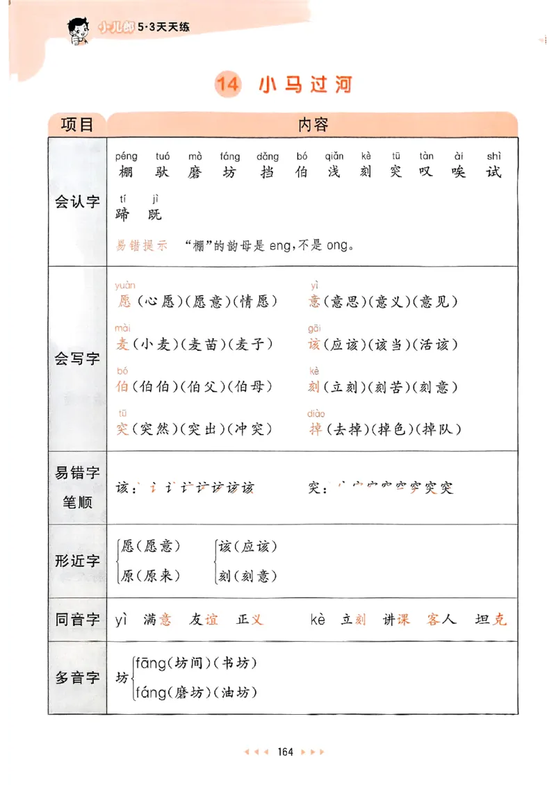 2下语文五三课堂笔记_二年级上下册资料_53黄冈多个品牌系列资料_语文