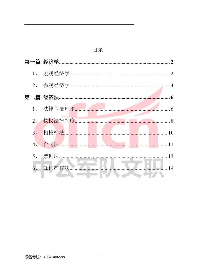 专业科目-经济学类-经济学基础_军队文职(1)_04.军队文职思维导图（公共+专业）