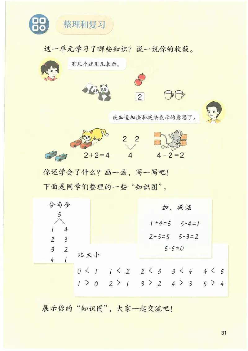 2024秋（人教版）数学一年级上册电子课本_一年级上下册资料_小学一年级学习资料-25年更新版_1-03、小学一年级数学上册_人教版_08、电子教材
