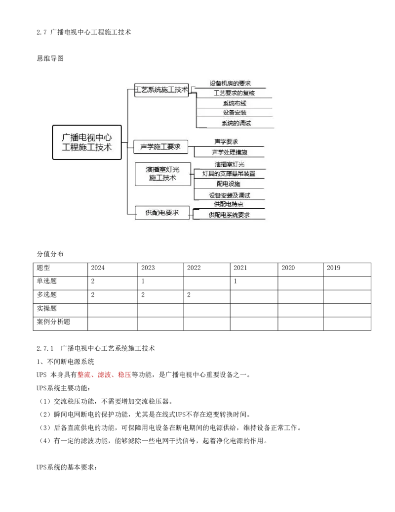 18.36-第2章-2.7、2.8-广播电视中心工程施工技术、广播电视传输工程施工技术_2026年一级建造师_2026年一建通信_2025年一建通信SVIP_02-基础精讲✿高端面授✿深度强化_02.第二章