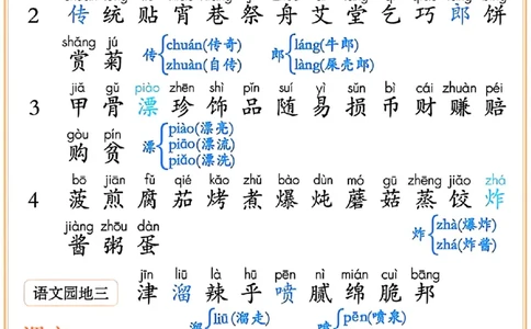 2036二年级下册语文课后三表（识字表+生字表+词语表）_二年级上下册资料_二年级下册小红书同款资料_二下语文_二下语文