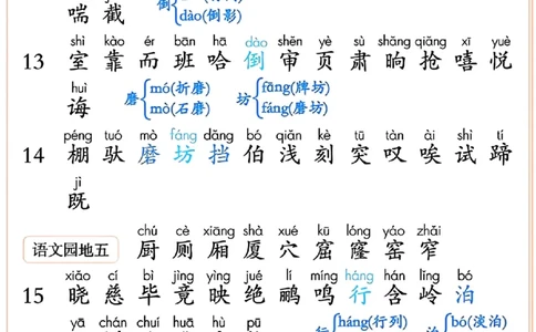 2036二年级下册语文课后三表（识字表+生字表+词语表）_二年级上下册资料_二年级下册小红书同款资料_二下语文_二下语文