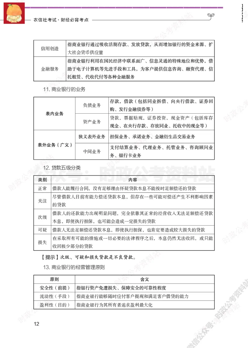 经济类-财经必背考点_军队文职(1)_05.军队文职专业课必备考点