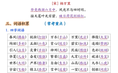 2098二年级语文下册全册重点知识归纳（10页重点）_二年级上下册资料_二年级下册小红书同款资料_二下语文_二下语文