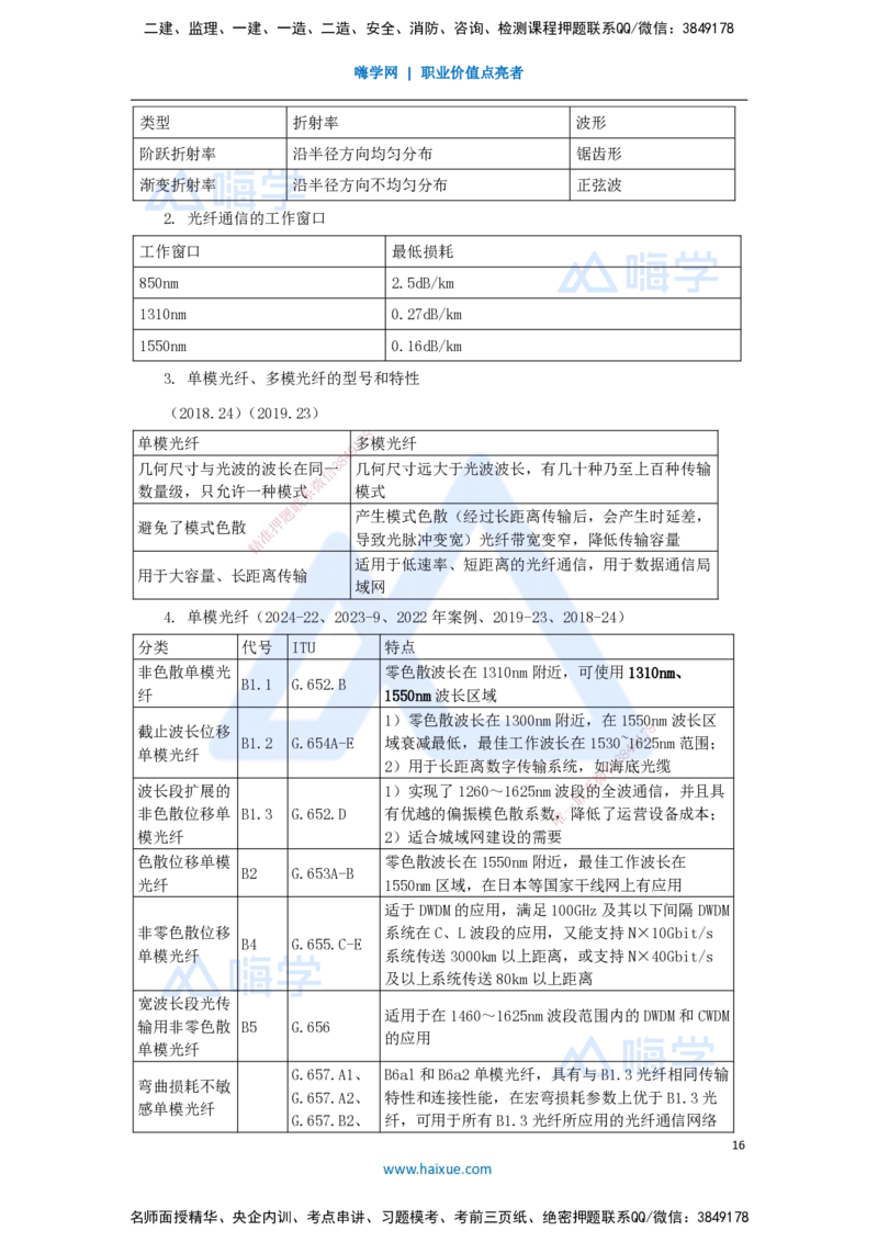 02.2025杨鹏-名师冲刺特训-（2）专业技术2_2026年一级建造师_2026年一建通信_2025年一建通信SVIP_04-冲刺串讲✿考点强化✿小灶集训_13-通信《名师冲刺特训》杨鹏HX_讲义