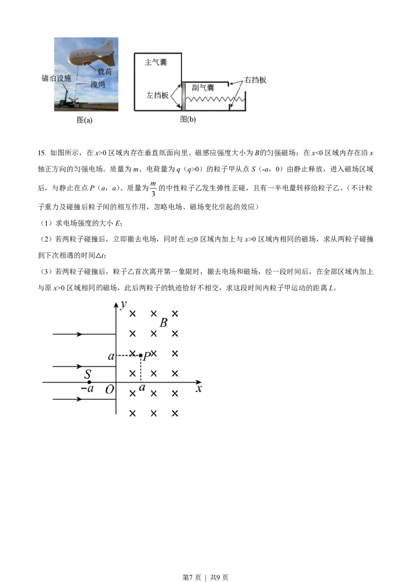 2021年高考物理试卷（辽宁）（空白卷）_物理历年高考真题_新&middot;PDF版2008-2025&middot;高考物理真题_物理（按省份分类）2008-2025_2010-2025&middot;（辽宁）物理高考真题