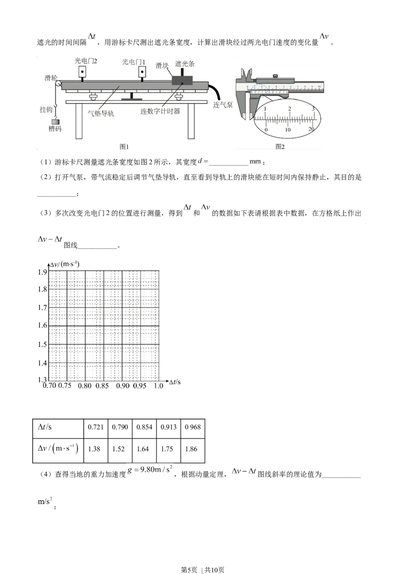 2021年高考物理试卷（江苏）（空白卷）_物理历年高考真题_新&middot;Word版2008-2025&middot;高考物理真题_物理（按年份分类）2008-2025_2021&middot;高考物理真题